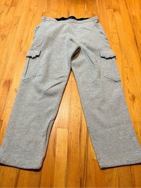 Champs Gray Fleece Cargo Sweatpants Size XXL
